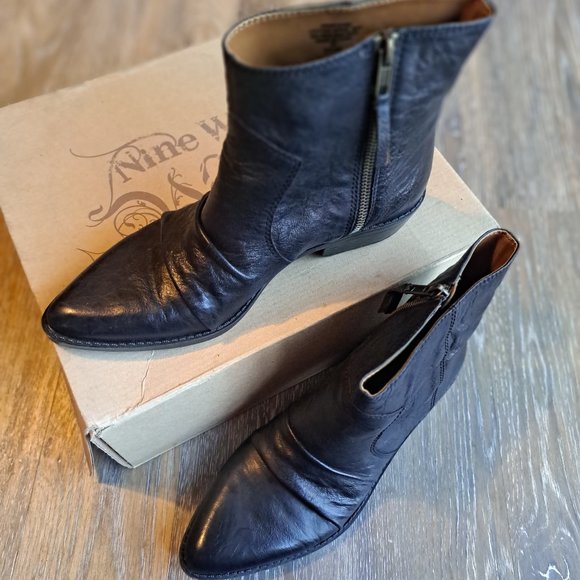 Nine West Shoes - Black Ankle Boots